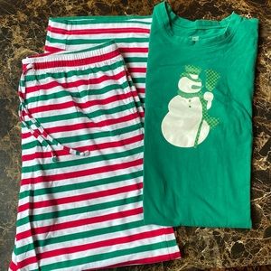Christmas pajamas size L